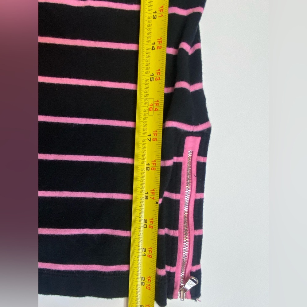 Lauren Ralph Lauren Large Pink Striped Sweater Shirt Soft Chic Preppy‎ - Picture 11 of 14